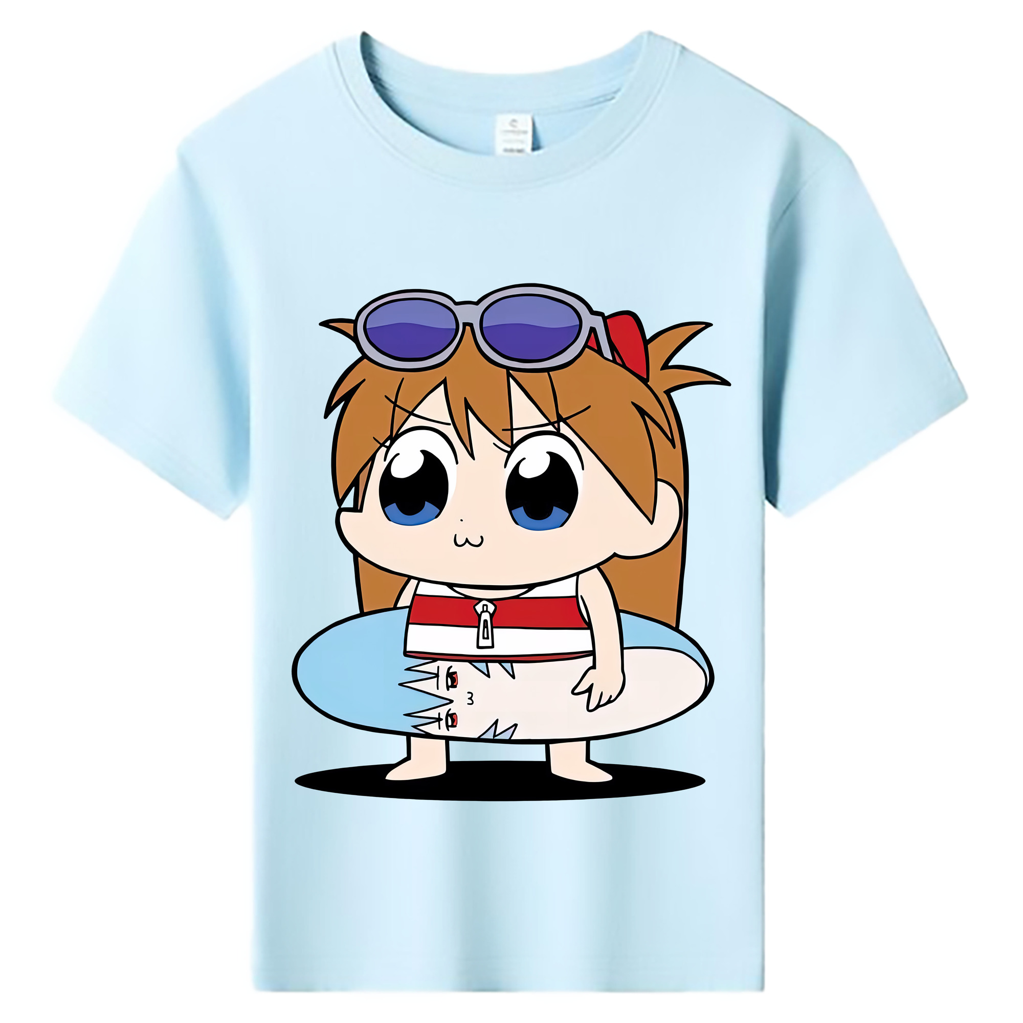 （画像用） EVA 新世紀エヴァンゲリオン 綿100％キッズTシャツ（フロントプリント）